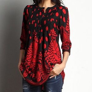 Black & Red Tunic from Zulily